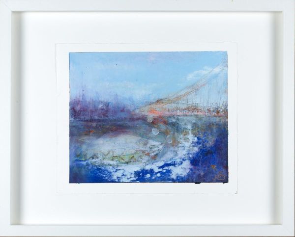 Hope Beneath, 2025, Oil and Cold Wax, 42 x 52 cm.