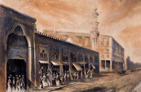 In the Evening, 2019-2022, Ink on paper, 66 x 102 cm