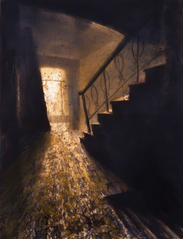 Welcome, 2024, Ink on paper, 61 x 46 cm.