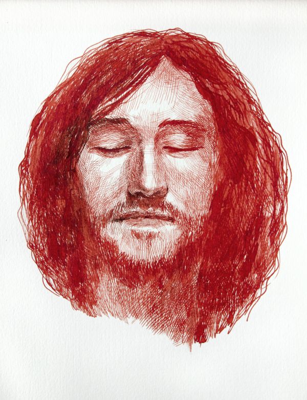 Epiphany, 2020, Ink on paper, 24 x 30 cm.