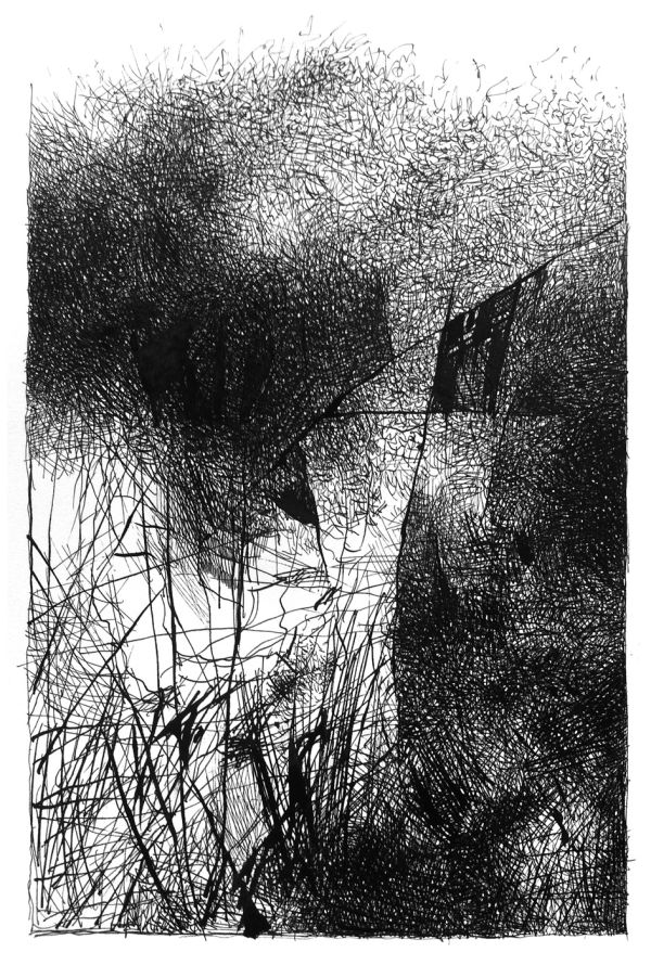 Identity Theft / "Absentpaedia Series", 202, Ink on paper, 28 x 19 cm.