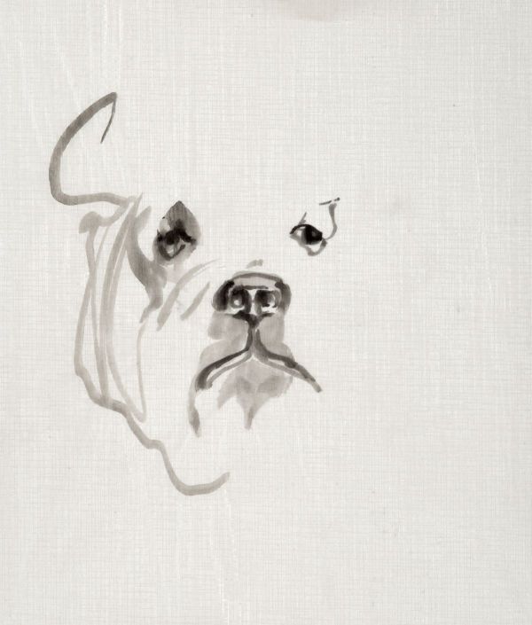 Untitled XIII, 2024, Ink on paper, 29 x 25 cm.