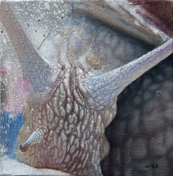 Untitled, 2023, Oil on canvas, 15 x 15 cm.