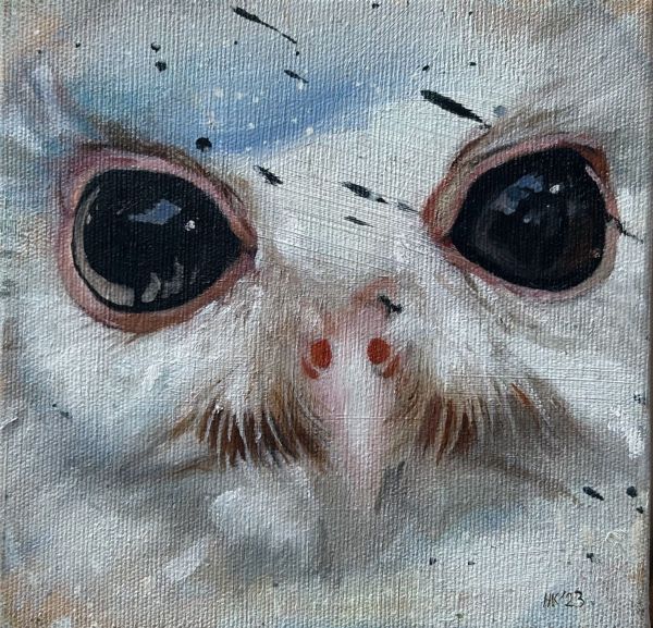 Untitled, 2023, Oil on canvas, 15 x 15 cm.