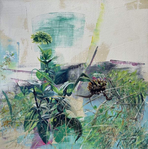 Untitled, 2020, Oil on canvas, 40 x 40 cm.