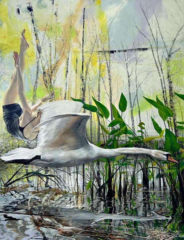 Untitled, 2020, Oil on canvas, 110 x 80 cm.