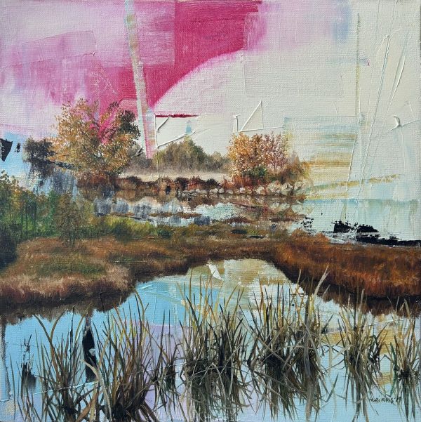 Untitled, 2019, Oil on canvas, 40 x 40 cm.