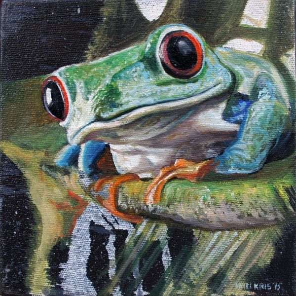 Untitled, 2015, Oil on canvas, 15 x 15 cm.