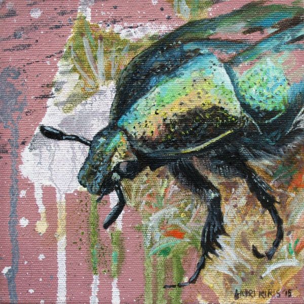 Untitled, 2015, Oil on canvas, 15 x 15 cm.