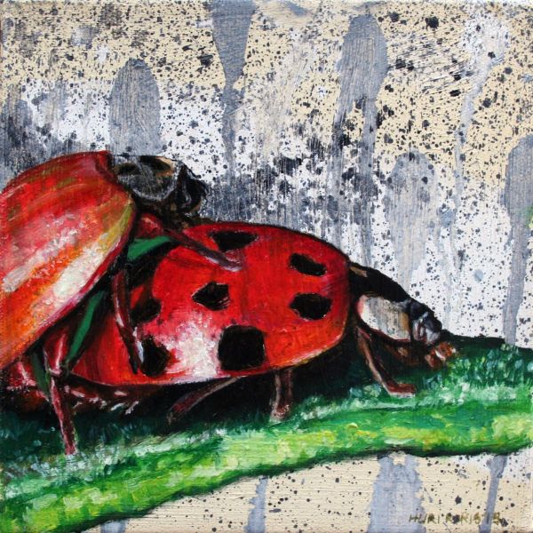 Untitled, 2015, Oil on canvas, 15 x 15 cm.