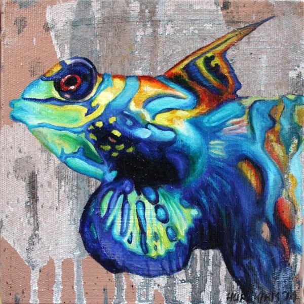 Untitled, 2014, Oil on canvas, 15 x 15 cm.