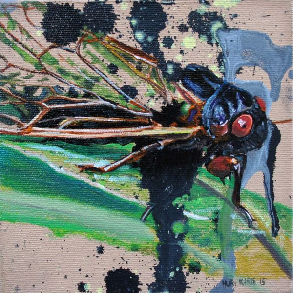 Untitled, 2015, Oil on canvas, 15 x 15 cm.