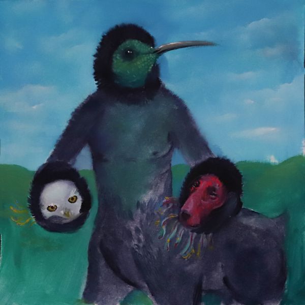 Untitled 03, 2022, Mixed media on paper, 50,2 x 50,2 cm