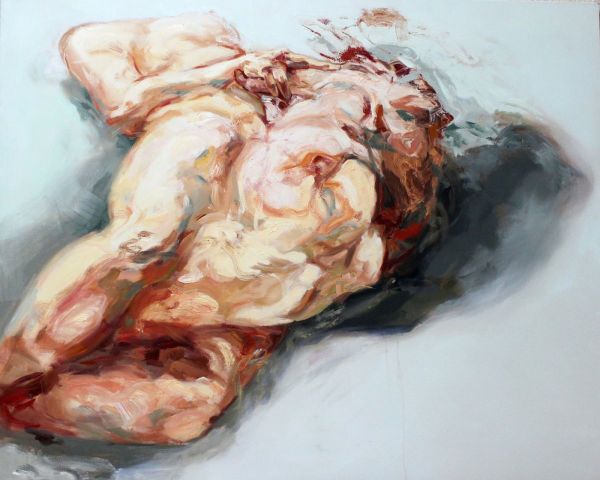 “Power Causes Monsters” Series (III), 2018, Oil on canvas, 120 x 150 cm.