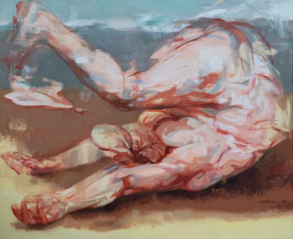 Mutated Mind, 2022, Oil on canvas, 90 x 110 cm