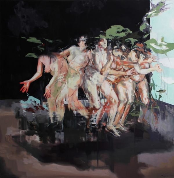 Alienation, 2021, Oil on canvas, 153,5 x 147 cm