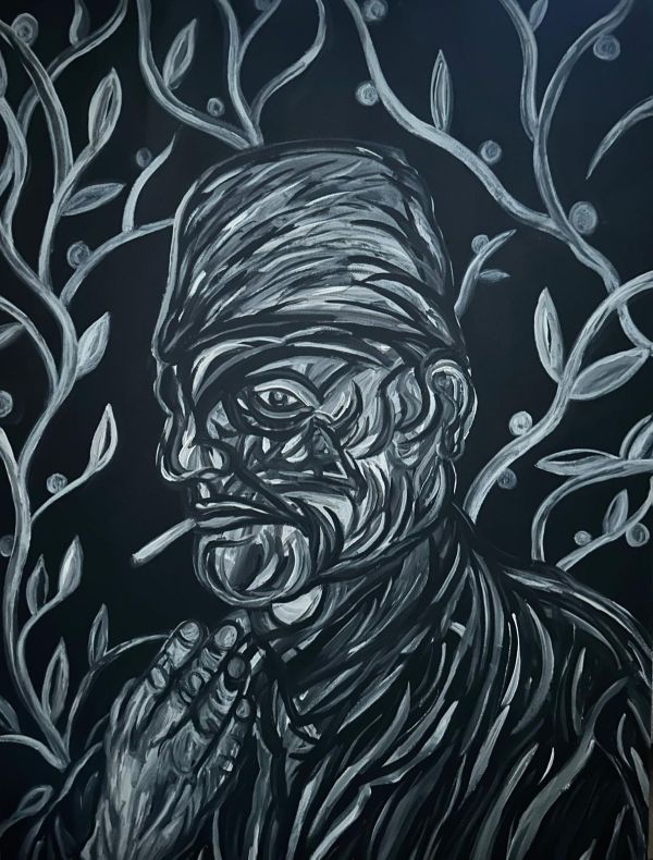 HERR BECKMANN’S MEMORY OF ISTANBUL, 2026, Acrylic on canvas, 70 x 50 cm.