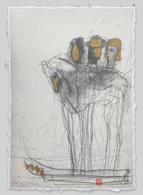 “100 Sonnets 100 Drawings” series, 2022, Limited edition, 32 x 23 cm