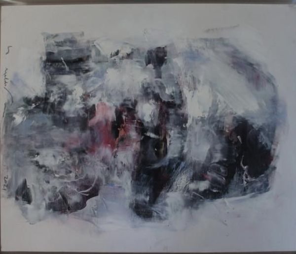 Untitled, 2021, Oil on forex, 43 x 36 cm.