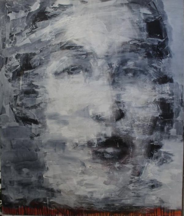 Untitled, 2021, Oil on canvas, 120 x 100 cm.