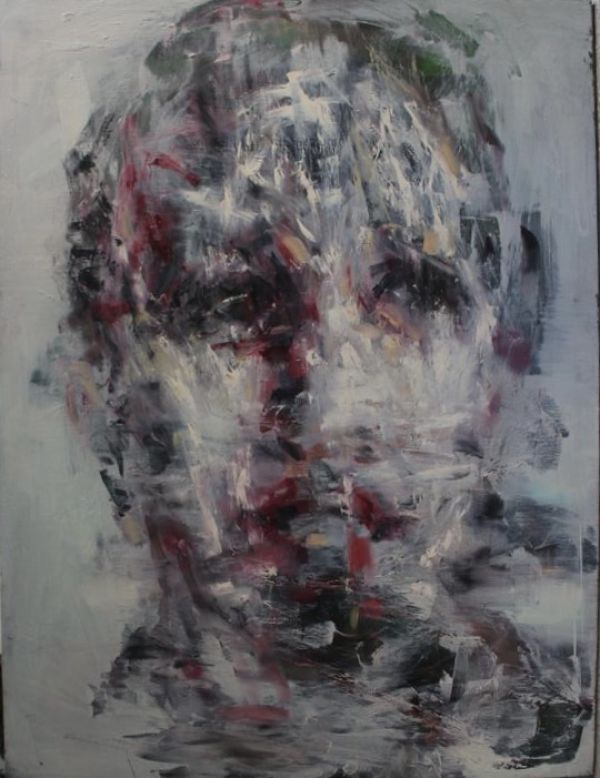 Untitled, 2021, Oil on canvas, 130 x 98 cm.