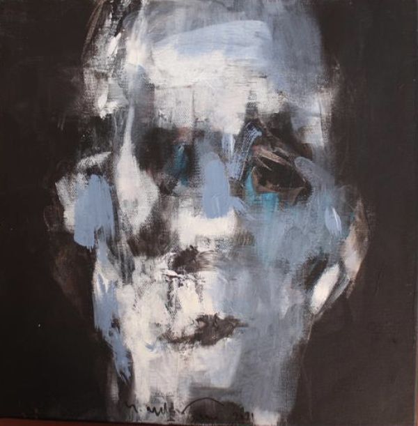 Untitled, 2021, Oil on canvas, 30 x 30 cm.