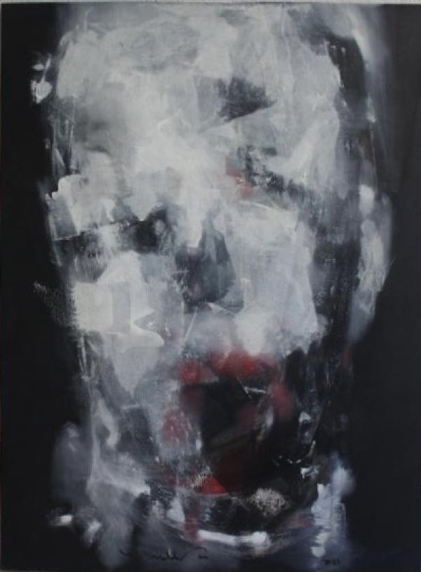 Untitled, 2021, Oil on canvas, 80 x 60 cm.