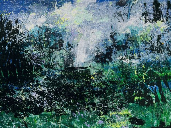 As if I'd Forgotten You, 2022, Acrylic on canvas, 30 x 40 cm.