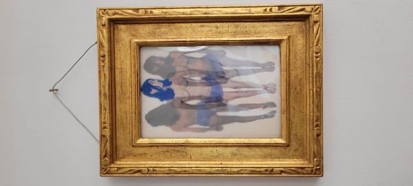 Helen of Troy -Triptych of 3 women, 2001, C-print on acetate pape, 33 x 43 cm.