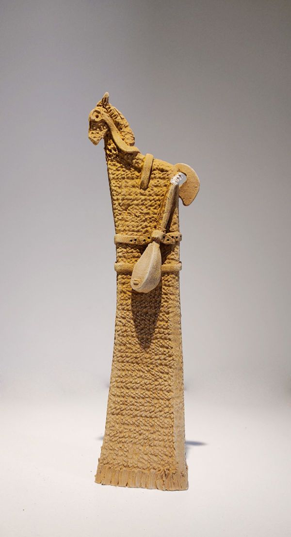 Knights No:12, 2023, Red clay, 1130°, 28 x 9 x 6 cm.