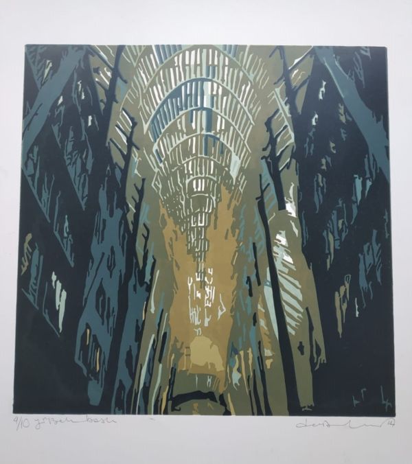 Both Tale and Truth, 2011, Linolium print, 60 x 60 cm.