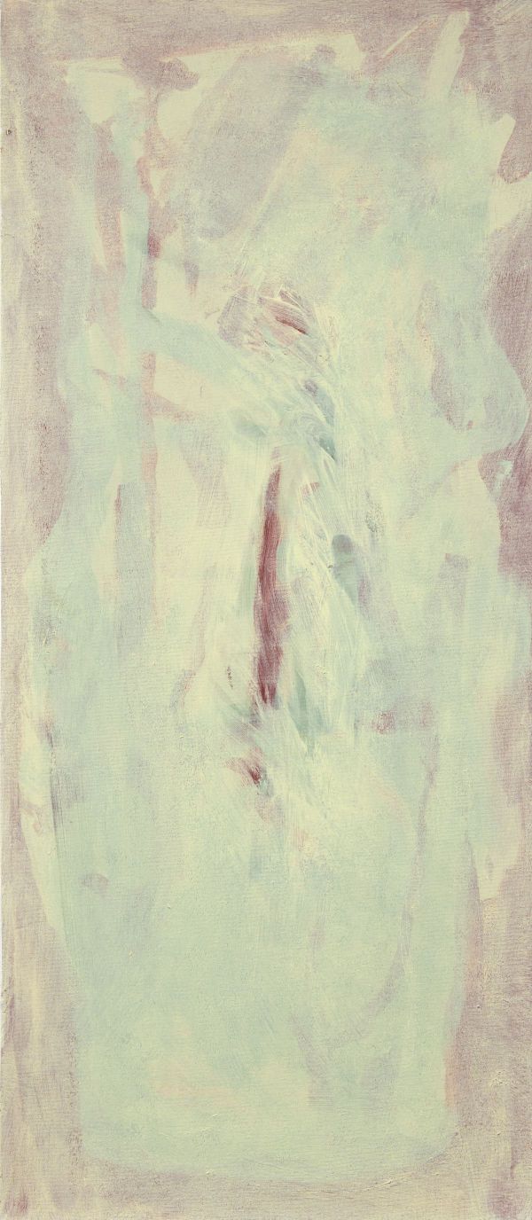 Untitled, 2023, Oil on canvas, 114 x 50 cm.