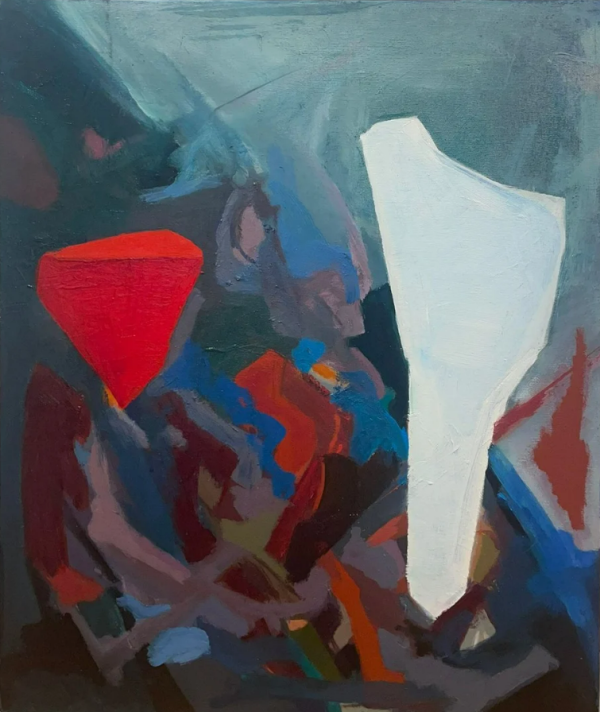 Untitled, 2017, Oil on canvas, 60 x 50 cm.