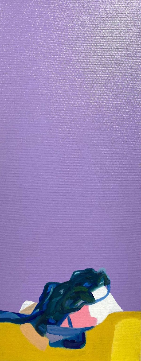 Untitled, 2024, Oil on canvas, 61 x 24 cm.