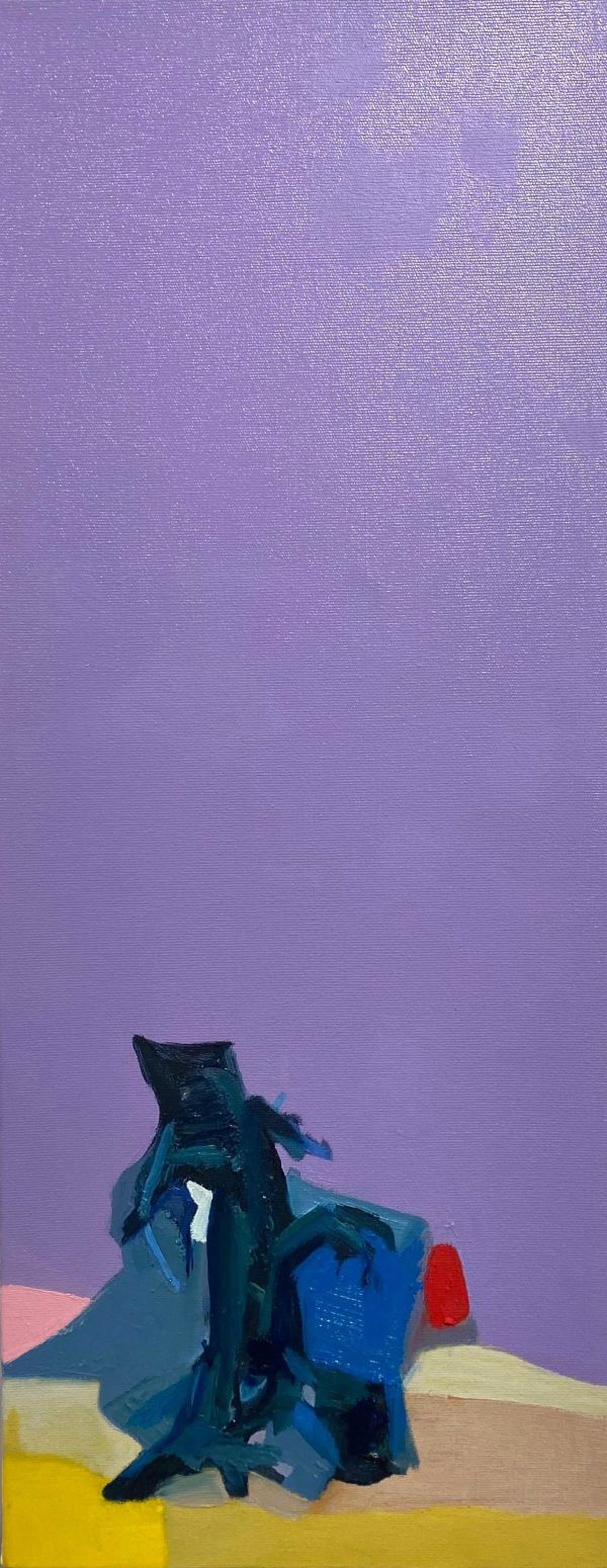 Untitled, 2024, Oil on canvas, 61 x 24 cm.