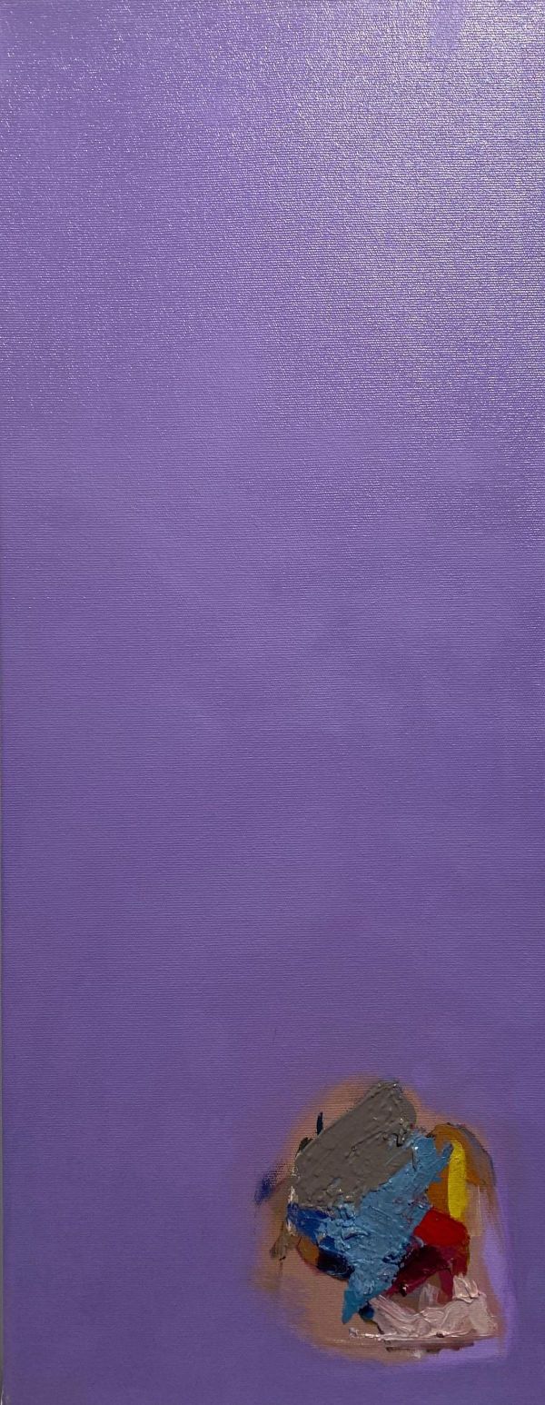 Untitled, 2024, Oil on canvas, 61 x 24 cm.