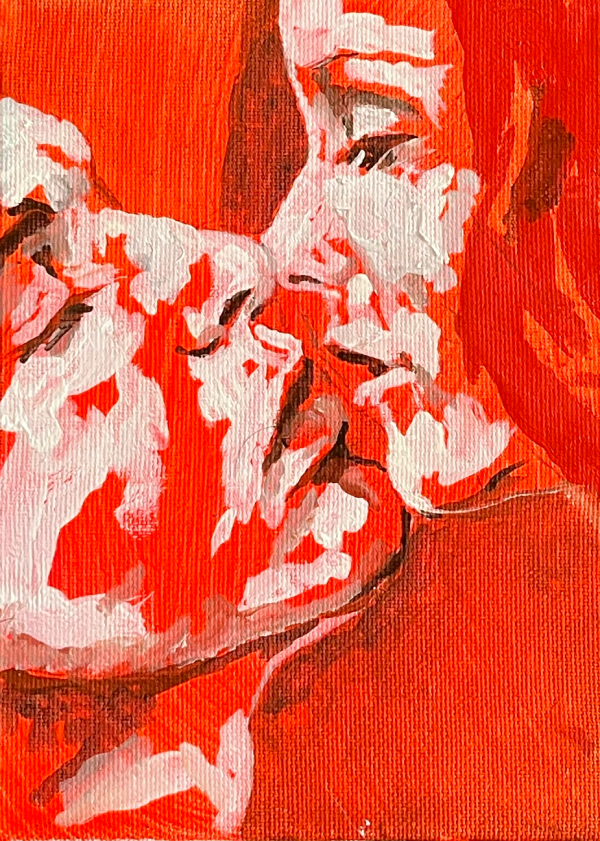 Desire, 2025, Oil on canvas, 18 x 13 cm.