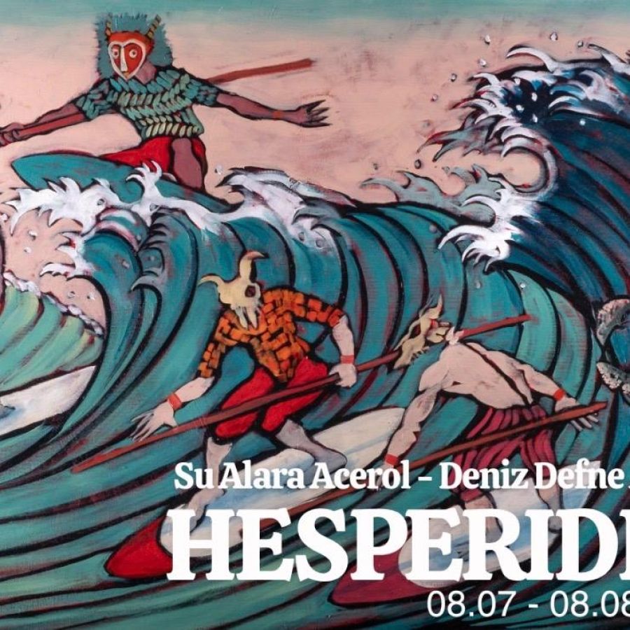 "HESPERIDES" is the first duo exhibition by Su Alara Acerol and Deniz Defne Acerol.