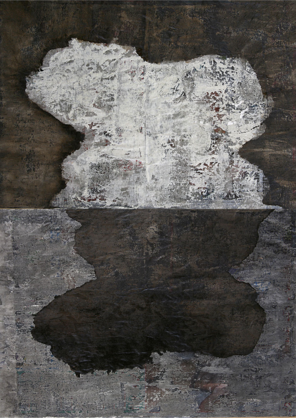 Untitled, Tarihsiz, Mixed media on paper, 81 x 61