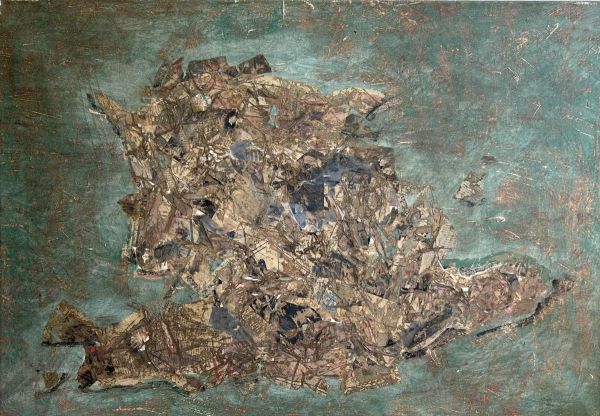 Untitled, Tarihsiz, Mixed media on canvas, 100 x 70