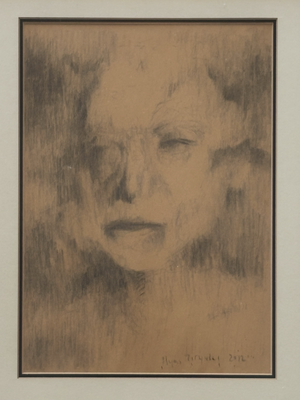 Portrait, 2012, Mixed media on paper, 40 x 31