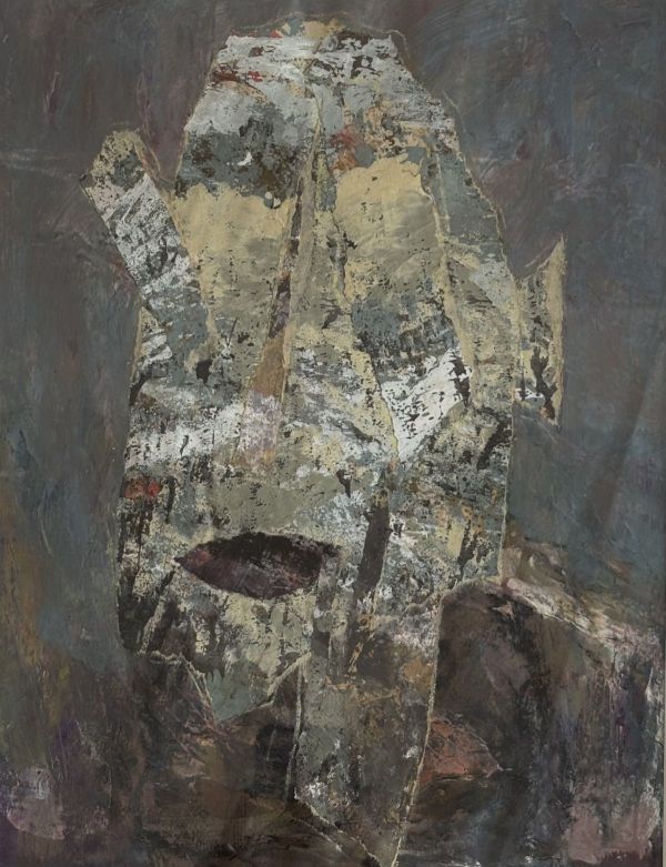 Untitled, Tarihsiz, Mixed media on canvas, 49 x 38