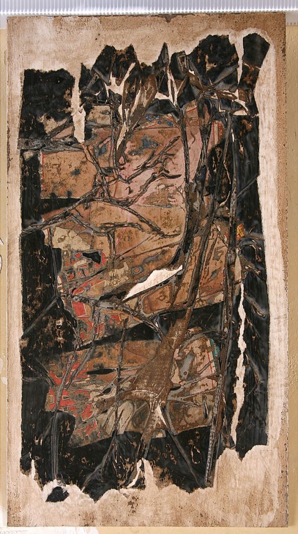 Untitled, Tarihsiz, Mixed media on hardboard, 52 x 30