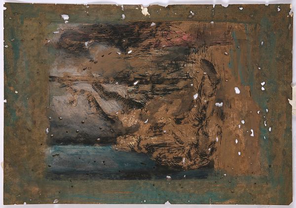 Untitled, Tarihsiz, Mixed media on canvas, 49 x 38