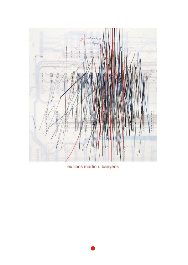 EX LIBRIS MARTIN R. BAEYENS, 2020, CGD, 106 x 97