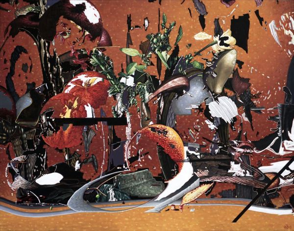 Cosmos I, 2023, Oil on canvas, 55 x 70 cm.