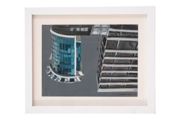 Untitled, 2018, Oil on paper, 20 x 25 cm.