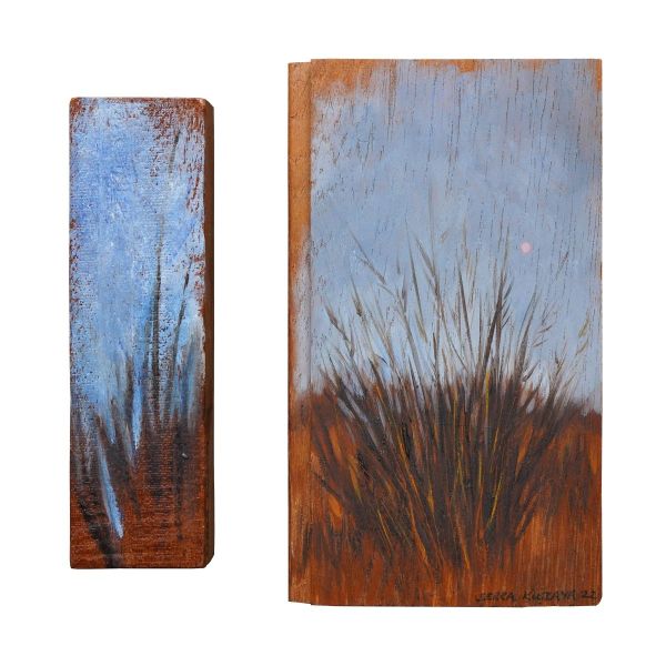 Untitled, 2021, Oil on wood, 16 x 14,5 cm.