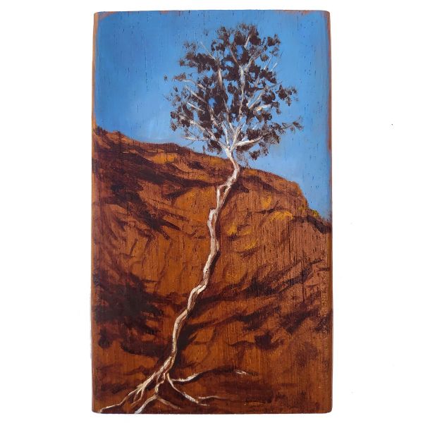 Untitled, 2021, oil, 16 x 9 cm.