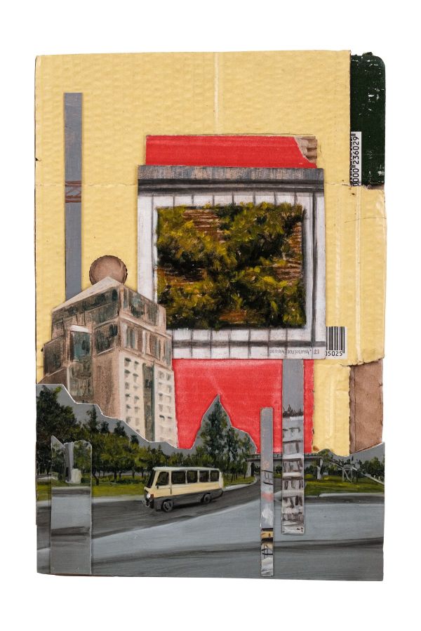 Untitled, 2023, Oil on cardboard, 41 x 27,5 cm.